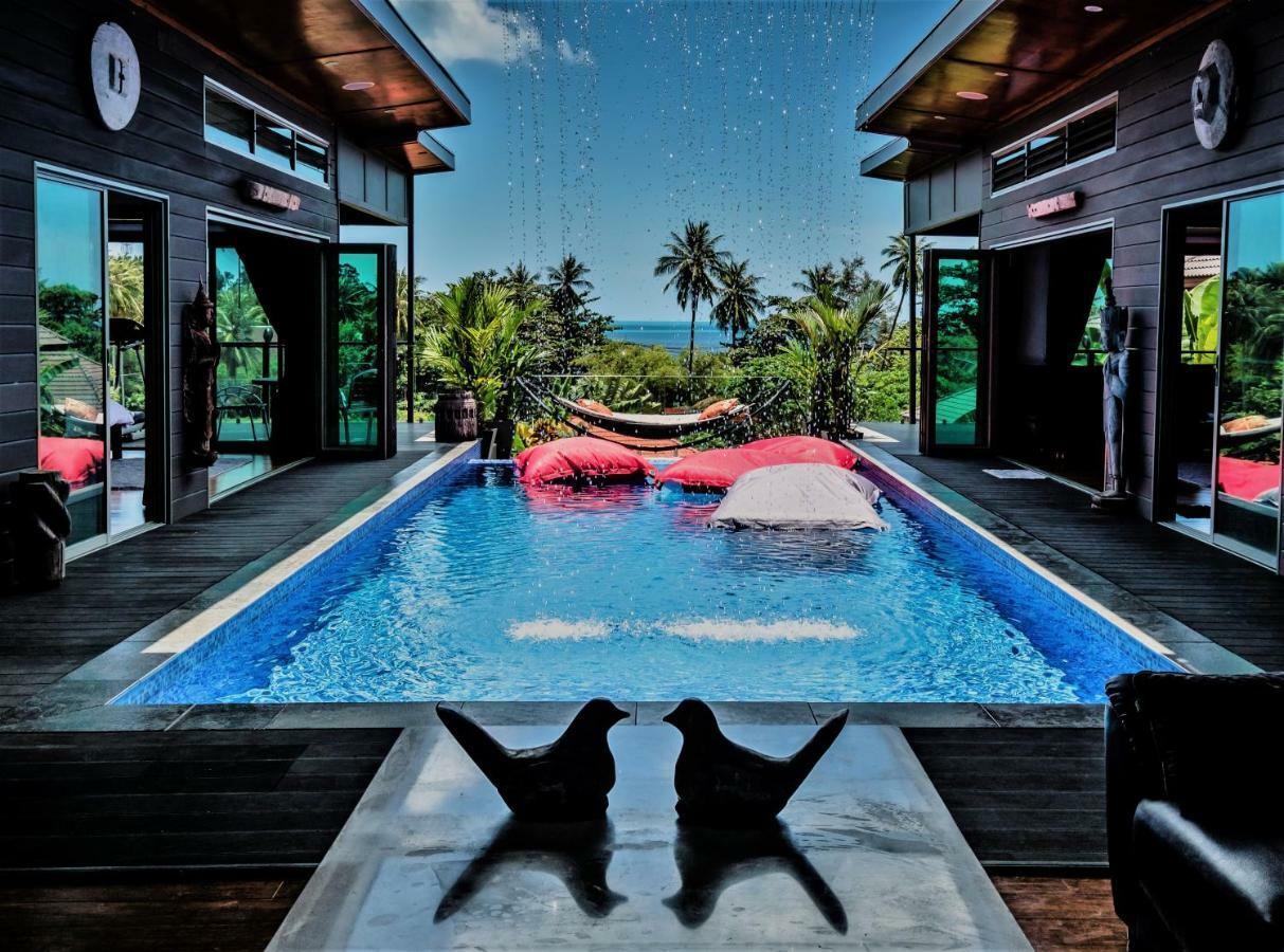 Stunning Villa With Ocean Views And Free Car Lamai Beach  Exterior foto