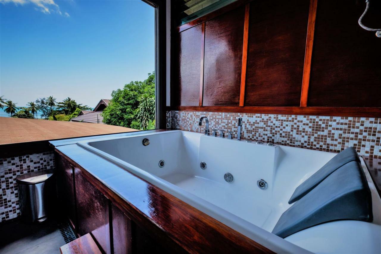 Stunning Villa With Ocean Views And Free Car Lamai Beach  Exterior foto