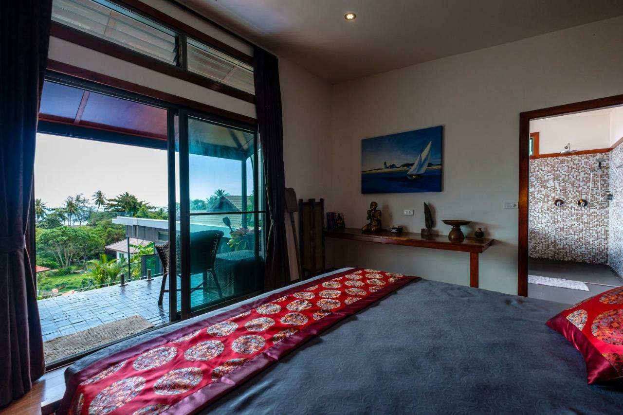 Stunning Villa With Ocean Views And Free Car Lamai Beach  Exterior foto