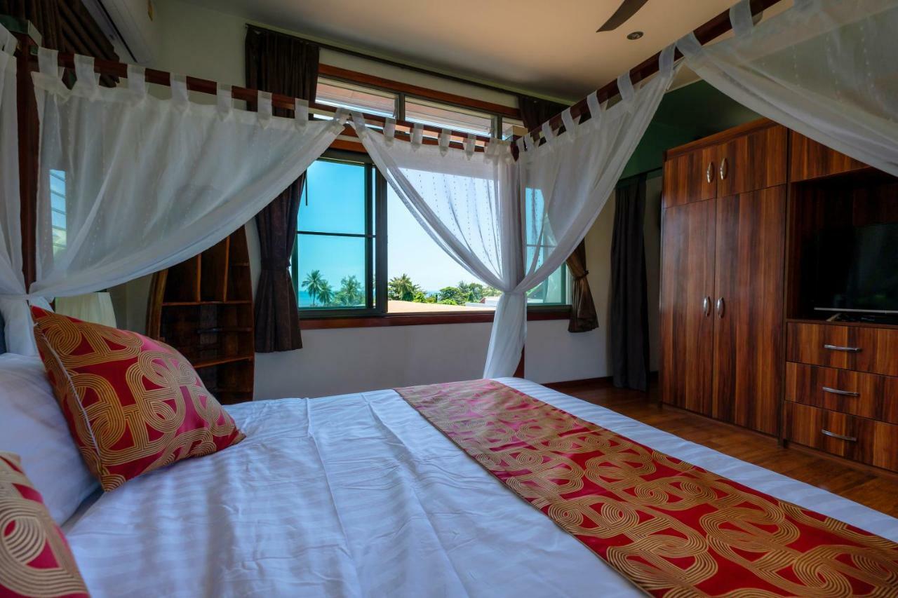 Stunning Villa With Ocean Views And Free Car Lamai Beach  Exterior foto