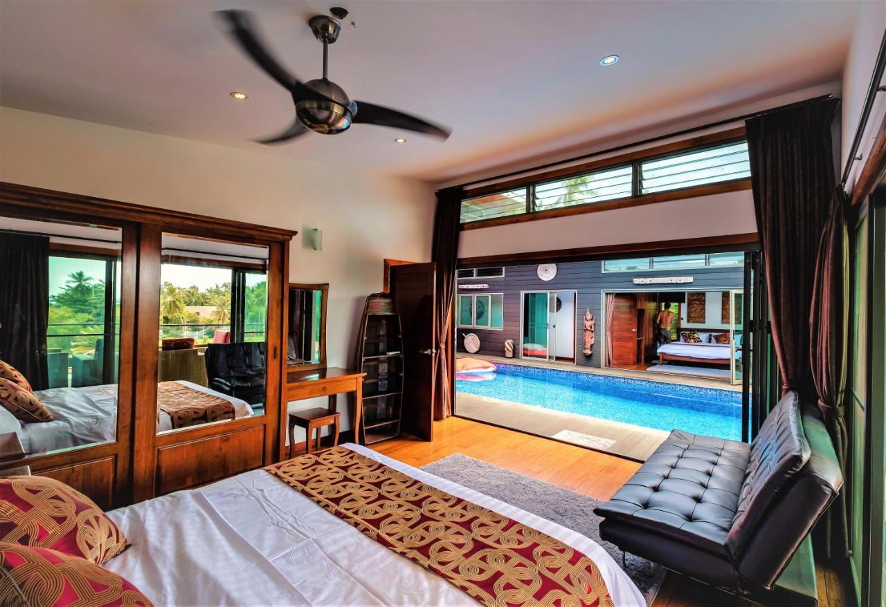 Stunning Villa With Ocean Views And Free Car Lamai Beach  Exterior foto
